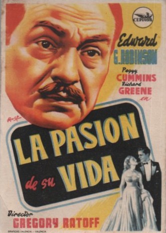 PROGRAMA DE CINE: LA PASION DE SU VIDA