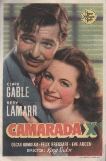 PROGRAMA DE CINE: CAMARADA X