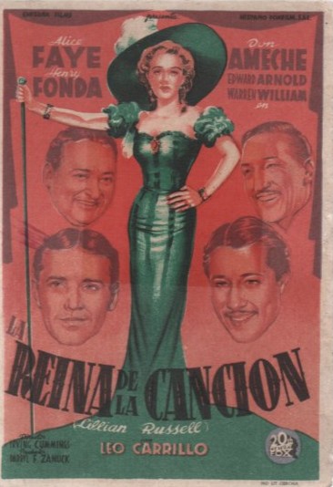 PROGRAMA DE CINE: LA REINA DE LA CANCIÓN