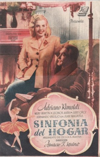 PROGRAMA DE CINE: SINFONIA DEL HOGAR