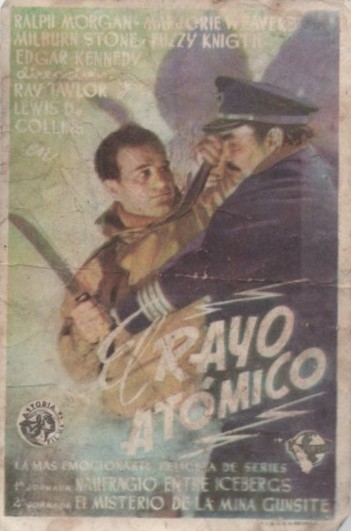 PROGRAMA DE CINE: EL RAYO ATÓMICO