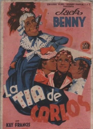 PROGRAMA DE CINE: LA TIA DE CARLOS