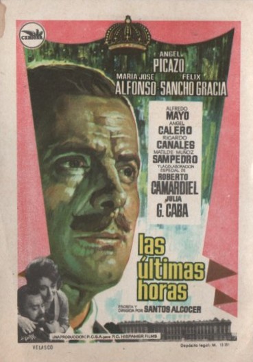 PROGRAMA DE CINE: LAS ÚLTIMAS HORAS
