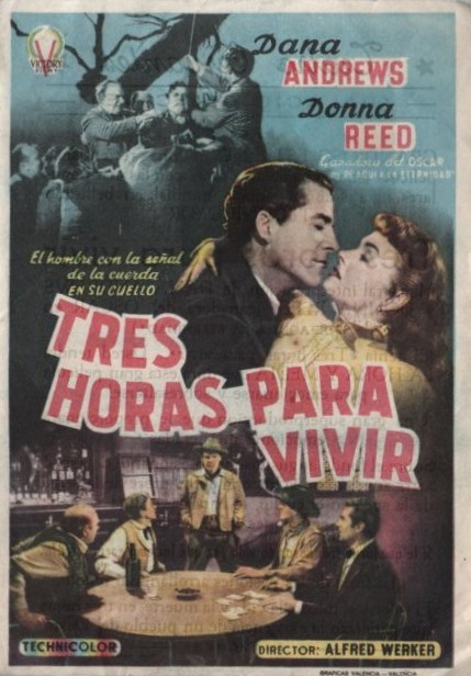 PROGRAMA DE CINE: TRES HORAS PARA VIVIR