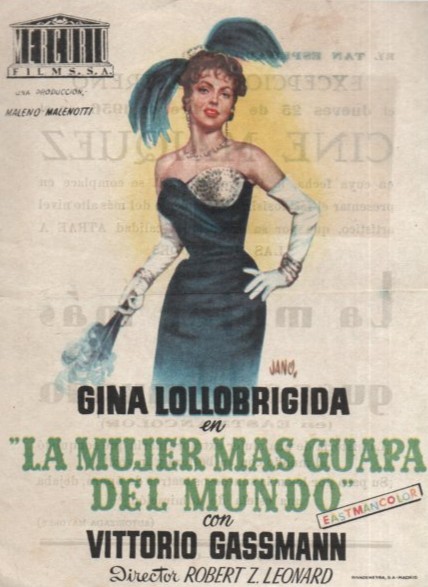 PROGRAMA DE CINE: LA MUJER MÁS GUAPA DEL MUNDO