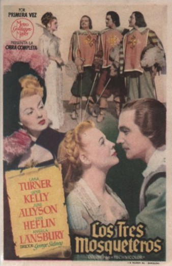 PROGRAMA DE CINE: LOS TRES MOSQUETEROS