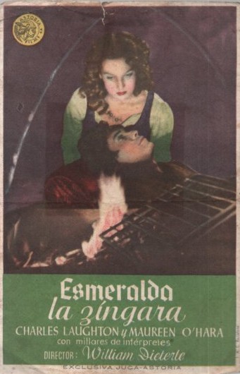 PROGRAMA DE CINE: ESMERALDA LA ZINGARA