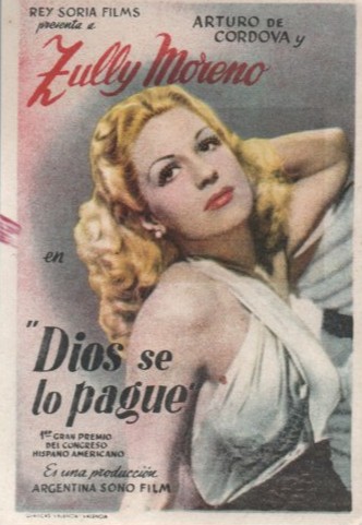 PROGRAMA DE CINE: DIOS SE LO PAGUE