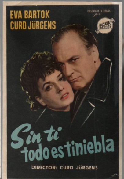 PROGRAMA DE CINE: SIN TI TODO ES TINIEBLA