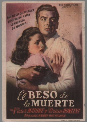 PROGRAMA DE CINE: EL BESO DE LA MUERTE