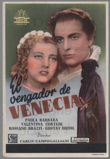 PROGRAMA DE CINE: EL VENGADOR DE VENECIA