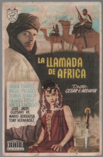 PROGRAMA DE CINE: LA LLAMADA DE AFRICA