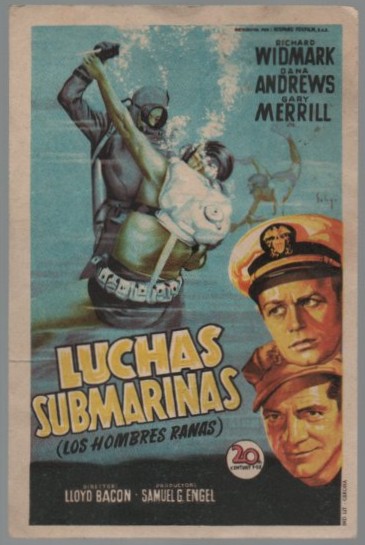 PROGRAMA DE CINE: LUCHAS SUBMARINAS (LOS HOMBRES RANAS)