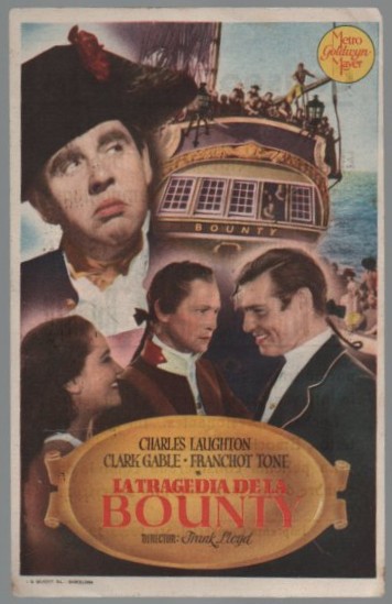 PROGRAMA DE CINE: LA TRAGEDIA DE BOUNTY