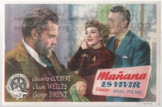 PROGRAMA DE CINE: MAÑANA ES VIVIR