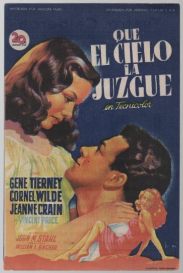 PROGRAMA DE CINE: QUE EL CIELO LA JUZGUE