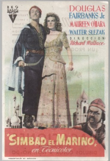 PROGRAMA DE CINE: SIMBAD EL MARINO