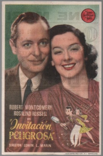 PROGRAMA DE CINE: INVITACIÓN PELIGROSA