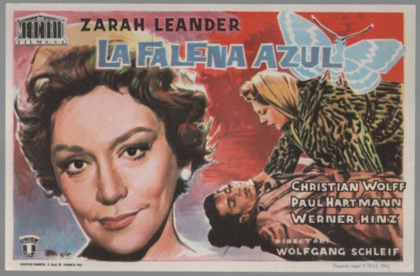 PROGRAMA DE CINE: LA FALENA AZUL
