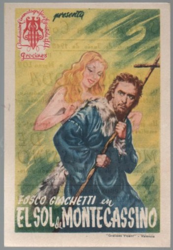 PROGRAMA DE CINE: EL SOL DE MONTECASSINO