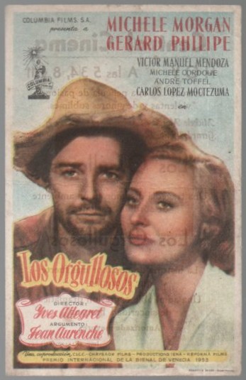 PROGRAMA DE CINE: LOS ORGULLOSOS