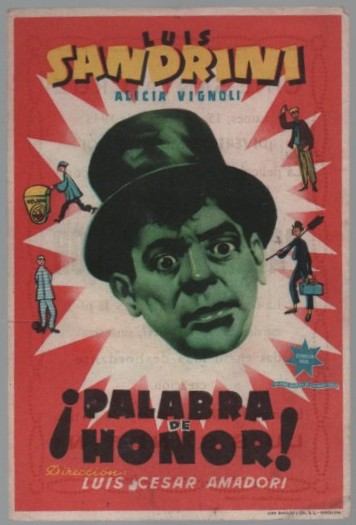 PROGRAMA DE CINE: ¡PALABRA DE HONOR!