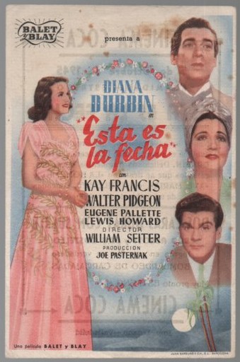 PROGRAMA DE CINE: ESTA ES LA FECHA