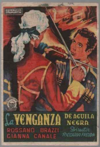 PROGRAMA DE CINE: LA VENGANZA DE AGUILA NEGRA