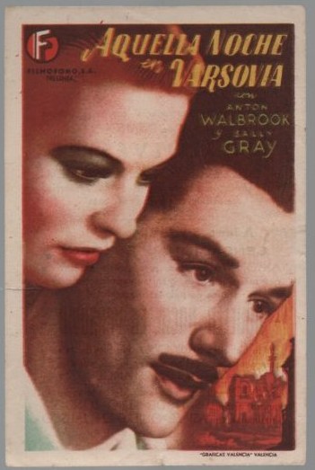 PROGRAMA DE CINE: AQUELLA NOCHE EN VARSOVIA