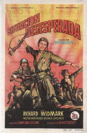 PROGRAMA DE CINE: SITUACIÓN DESESPERADA