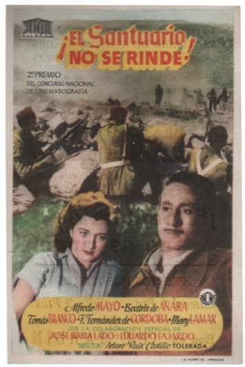 PROGRAMA DE CINE: ¡EL SANTUARIO NO SE RINDE!