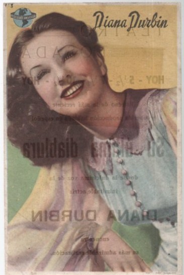 PROGRAMA DE CINE: DIANA DURBIN