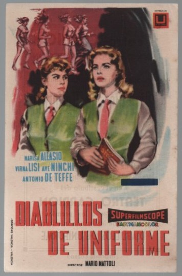 PROGRAMA DE CINE: DIABLILLOS DE UNIFORME