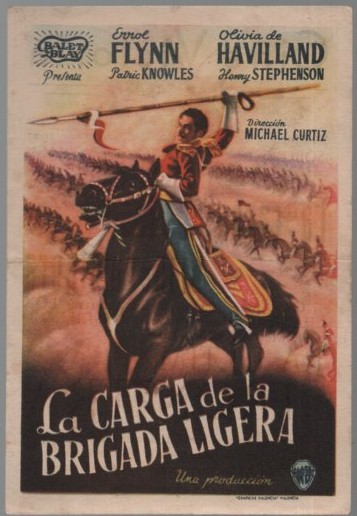 PROGRAMA DE CINE: LA CARGA DE LA BRIGADA LIGERA