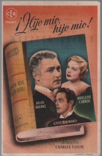 PROGRAMA DE CINE: ¡HIJO MIO, HIJO MIO!