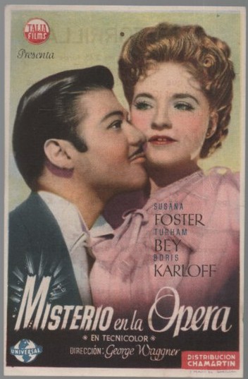 PROGRAMA DE CINE: MISTERIO EN LA OPERA