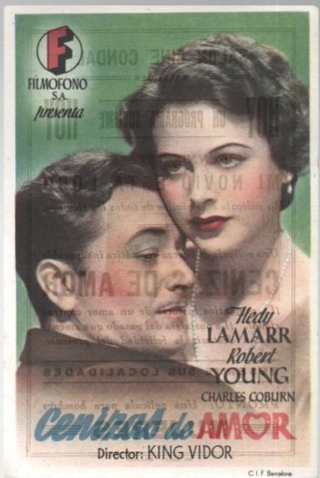 PROGRAMA DE CINE: CENIZAS DE AMOR