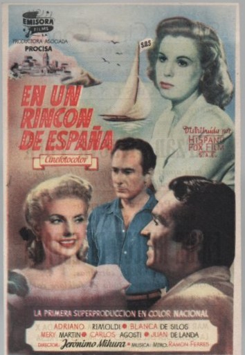 PROGRAMA DE CINE: EN UN RINCON DE ESPAÑA