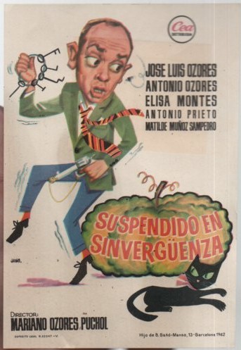 PROGRAMA DE CINE: SUSPENDIDO EN SINVERGÜENZA