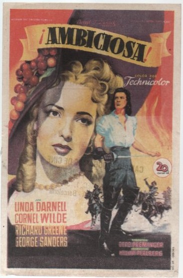 PROGRAMA DE CINE: AMBICIOSA