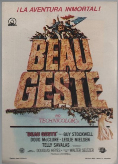 PROGRAMA DE CINE: BEAU GESTE