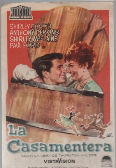 PROGRAMA DE CINE: LA CASAMENTERA