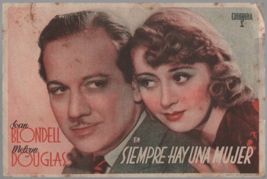 PROGRAMA DE CINE: SIEMPRE HAY UNA MUJER