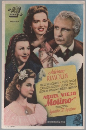 PROGRAMA DE CINE: AQUEL VIEJO MOLINO