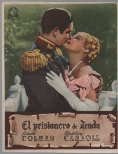 PROGRAMA DE CINE: EL PRISIONERO DE ZENDA