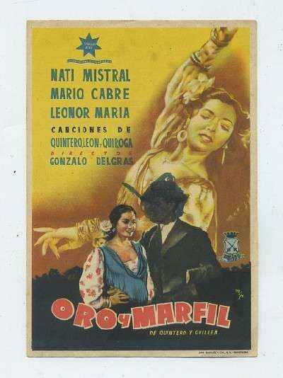 PROGRAMA DE CINE: ORO Y MARFIL