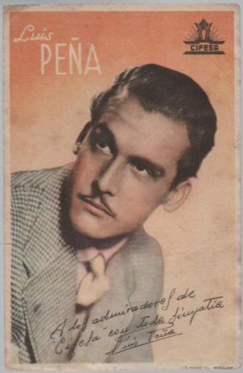 PROGRAMA DE CINE: LUIS PEÑA