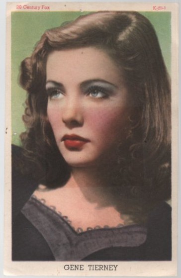 PROGRAMA DE CINE: GENE TIERNEY