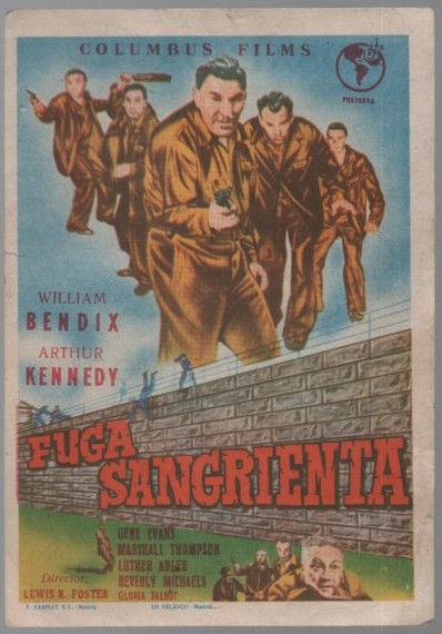 PROGRAMA DE CINE: FUGA SANGRIENTA