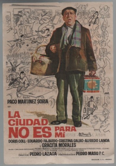 PROGRAMA DE CINE: LA CIUDAD NO ES PARA MI
